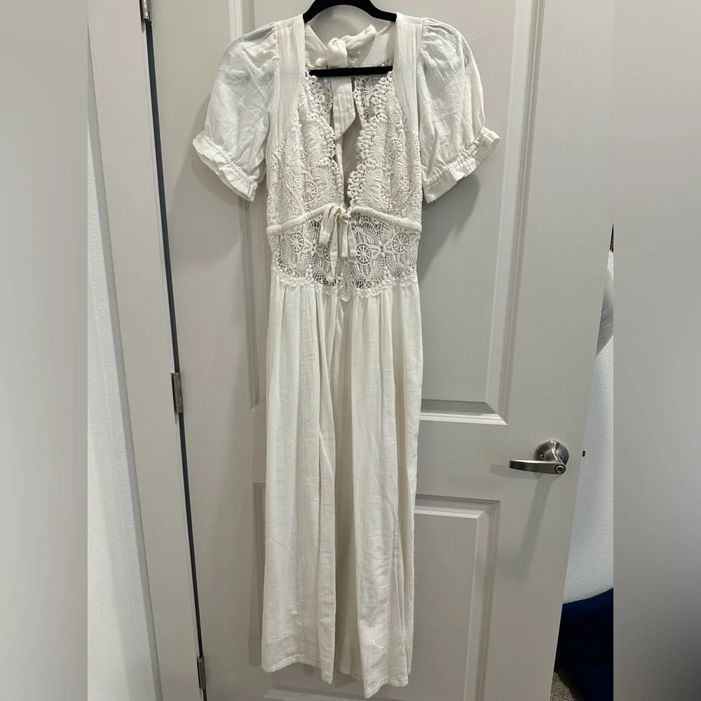 Free People All You Need is Lace midi dress, size M - Picture 2 of 4